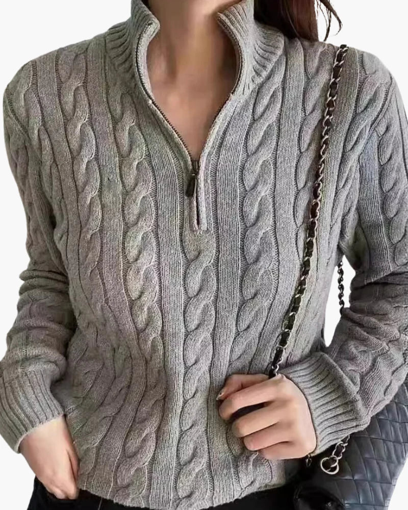 WOMEN'S VERBIER HALF ZIP SWEATER